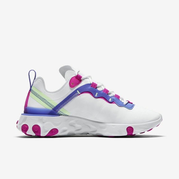 NEW Nike React Element 55 Runners Multi Sz - Picture 2 of 6